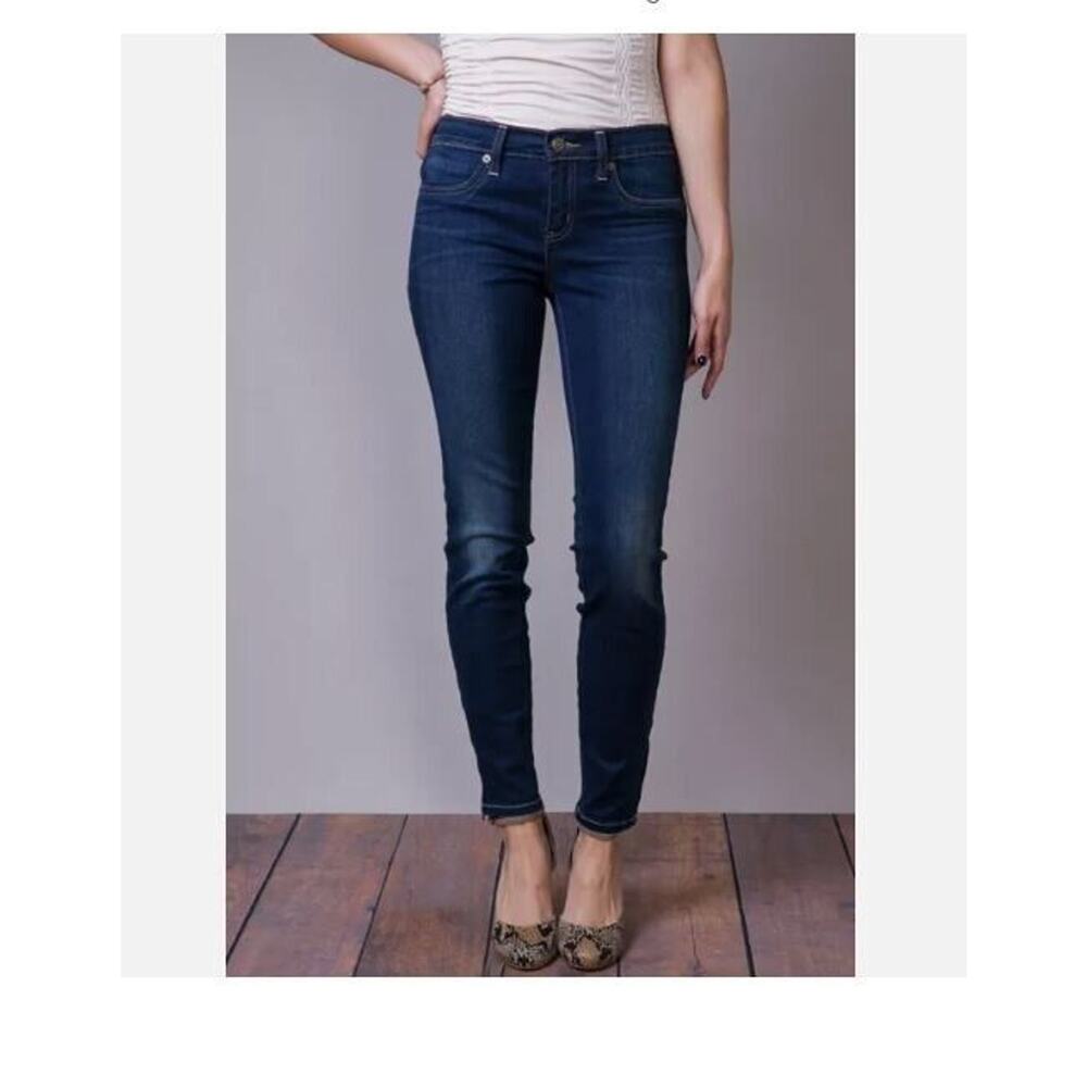 HENRY&BELLE Lila Super Skinny, 5 pocket, Ankle Dark Wash STRETCH Jeans-26" Waist